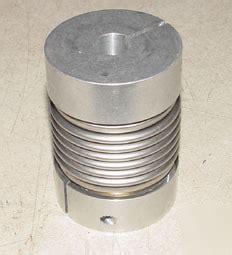 Helical flexible motor shaft coupling for 5/8" shaft