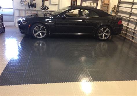 TrueLock PVC Garage Floor Tiles -- Industrial Strength!