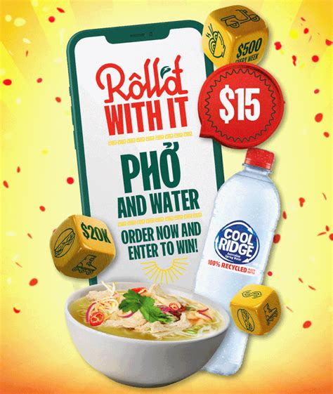 DEAL: Roll'd - $15 Pho and Water | frugal feeds