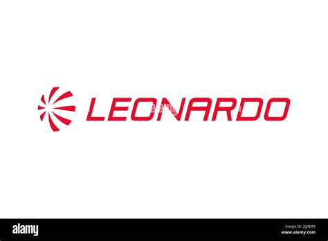 Leonardo S. p. A. Logo, Weisser Hintergrund Stock Photo - Alamy