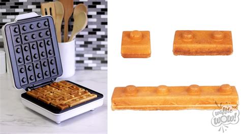 This Building Block Waffle Maker Lets You Play With Your Breakfast Like They're Legos