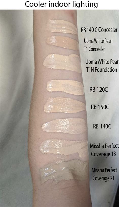 Rare Beauty Foundation Swatches