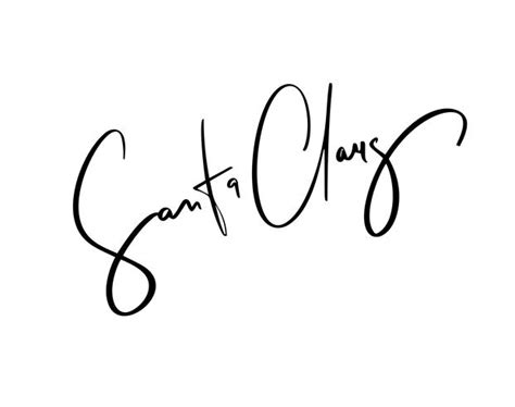 Images Of Santa Signature - Santa signature stock vectors images vector art. - Kremi Png