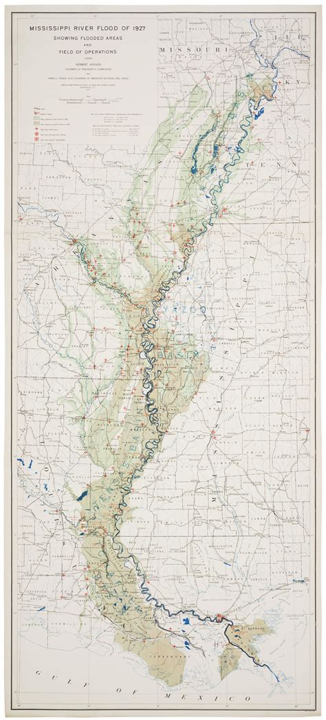 blades of blue: The 1927 Mississippi River Flood Mapped