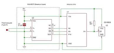 Árcsökkenés rádium Nagyon dühös arduino thermocouple max6675 code ...