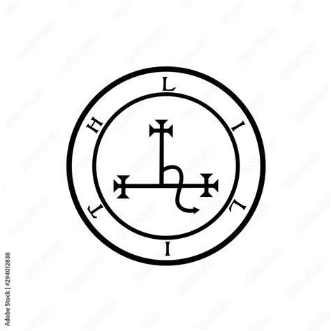 Sigil of Lilith- Female demon Lilith symbol Stock Vector | Adobe Stock