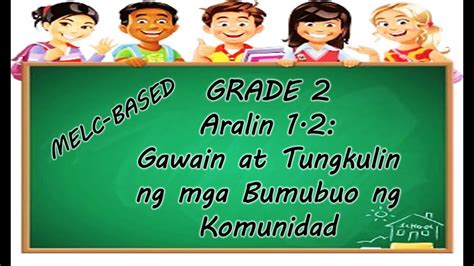 Gawain At Tungkulin Ng Mga Bumubuo Sa Komunidad Grade 2 Youtube | Hot Sex Picture