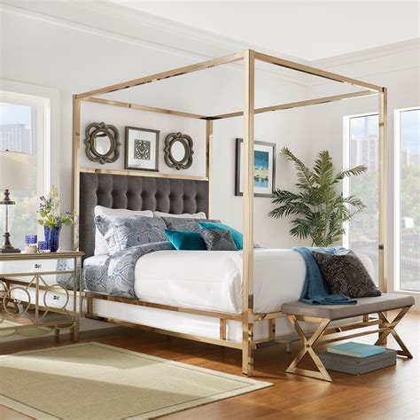 Our Best Bedroom Furniture Deals | King size canopy bed, Queen size ...