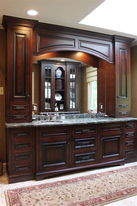 Custom built double vanity with two cabinet towers - Newtown Square, Pa | Bathroom remodel ...