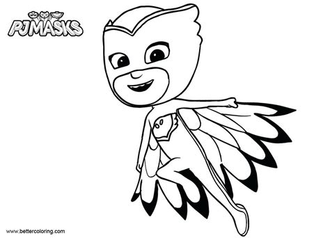 Pj Masks Coloring Pages Night Ninja - Free Printable Coloring Pages