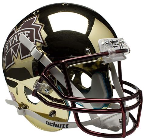 Old Ghost Collectibles - Mississippi State Bulldogs NCAA Schutt XP Gold ...