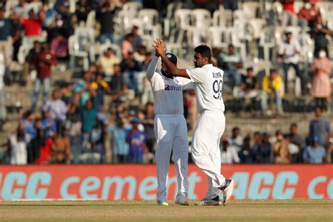 R Ashwin is thrilled while celebrating his hundred at his home ground ...