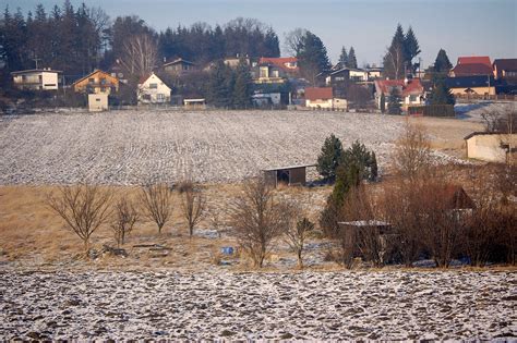 Houses and farms in the distance in the polish countryside image - Free ...