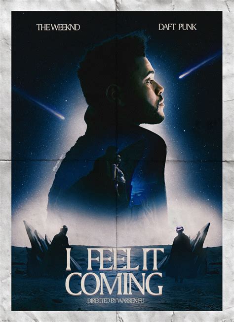 The Weeknd - I Feel It Coming (feat. Daft Punk) Poster - Night Version ...