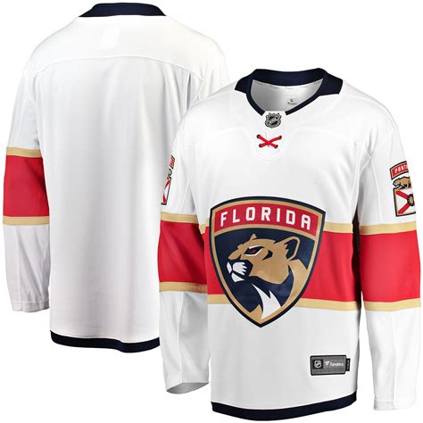 Fanatics Branded Florida Panthers White Breakaway Away Jersey