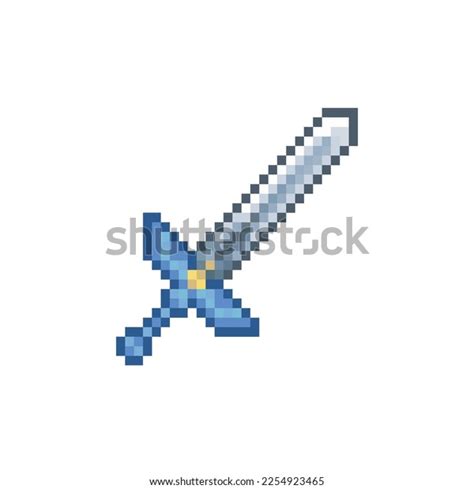 Hero Sword Pixel Art Weapon Stock Vector (Royalty Free) 2254923465 | Shutterstock