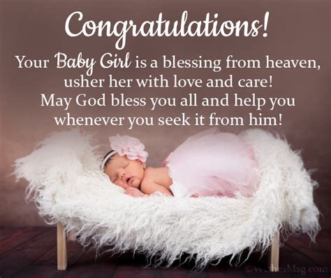 80+ Congratulations For Baby Girl - New Born Baby Wishes