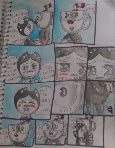 Bendy X Cuphead comic : i'm pregnant by westhemime on DeviantArt