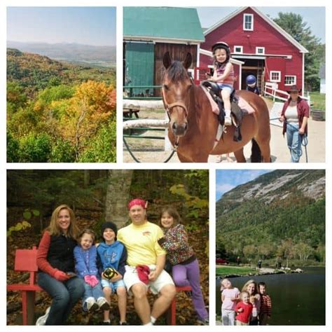 Family Fun during autumn in the White Mountains, New Hampshire