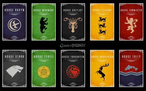 Game Of Thrones house crests wallpaper - TV Show wallpapers - #24178