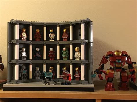 My Lego Iron Man Hall of Armor, featuring all of the readily available ...