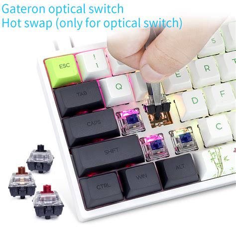 Panda PBT Keycaps Mechanical Gaming Keyboard - Unicun