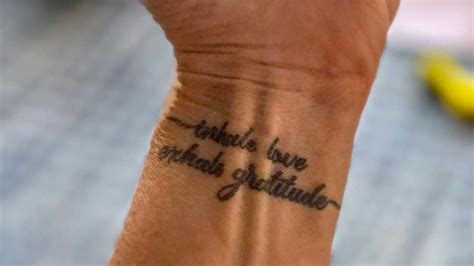 Gratitude tattoos that remind us to be thankful | MamasLatinas.com