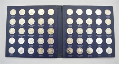 50 Coins - Franklin Mint State - First Edition Sterling Silver Proof Set | Property Room