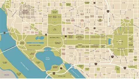 Dc National Mall Map - Large World Map