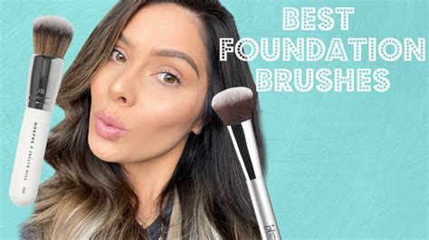 The Best Foundation Brushes | The Best Makeup Brushes | TOP 5 FOUNDATION BRUSHES - YouTube