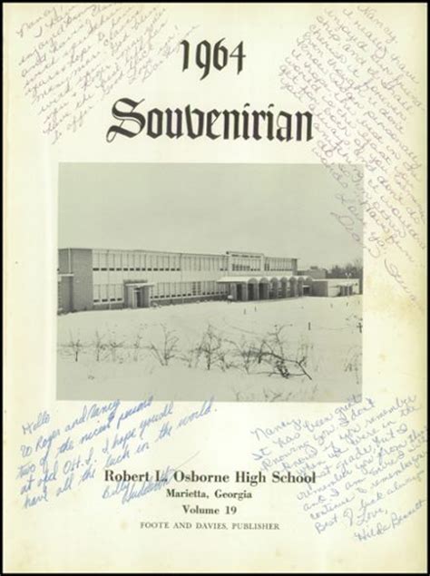 Explore 1964 Osborne High School Yearbook, Marietta GA - Classmates