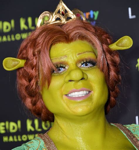 Heidi Klum Dresses As Shrek's Princess Fiona For HalloweenHelloGiggles