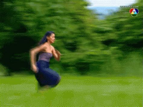 Woman Running Gif