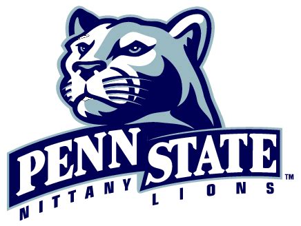 outline of penn state nittany lion clipart - Clipground