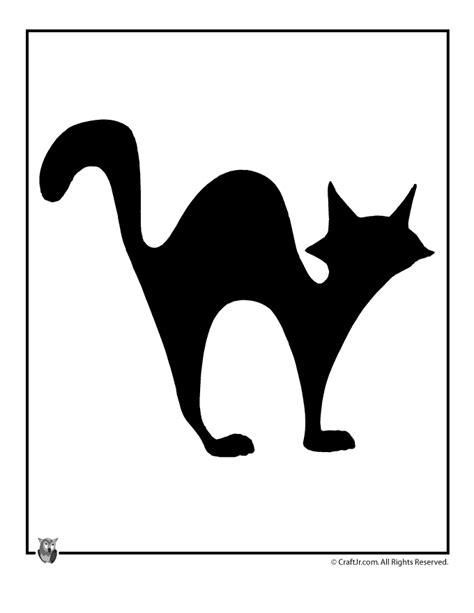 Black Cat Halloween Template | Woo! Jr. Kids Activities : Children's Publishing | Halloween ...