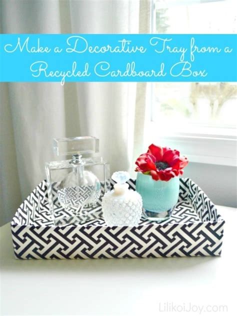 15 Decorative DIY trays for home (tutorials) - Craftionary