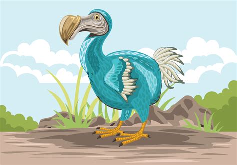 Ejemplo lindo del pájaro del Dodo - Descargue Gráficos y Vectores Gratis