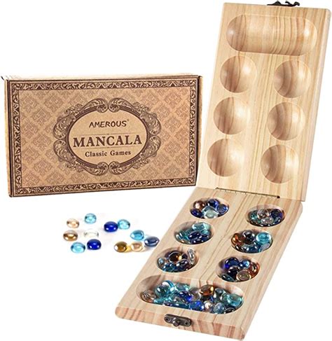 Wooden Mancala Board Game - Brewster Ladies' Library