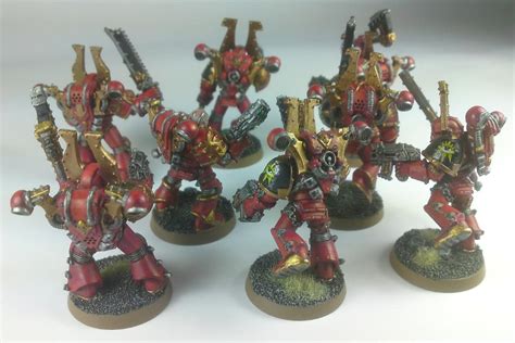 Art and Musings of a Miniature Hobbyist: Khorne Berzerkers are ready for war!