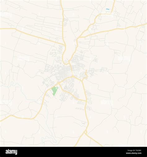 Empty vector map of Moca, Espaillat Province, Dominican Republic ...