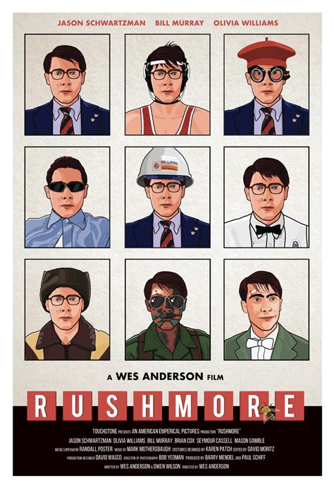 Rushmore | Poster By Chrisayerscreative