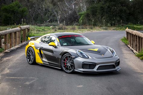 Picture Tuning Porsche 2016 Vorsteiner Cayman GT4 V-CS Aero Grey