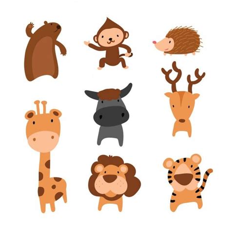 Download Coloured Animals Collection for free