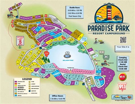 Site Map – Paradise Park Resort