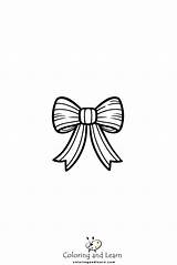 Ribbon Coloring Pages FREE 2025  And Learn sketch template