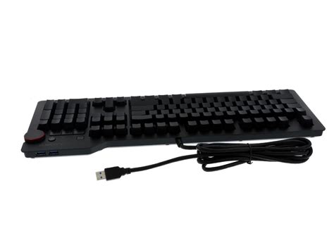 Das Keyboard 4 Ultimate DASK4ULTMBLU Black Wired Mechanical Keyboard with MX Blue Key Switches ...