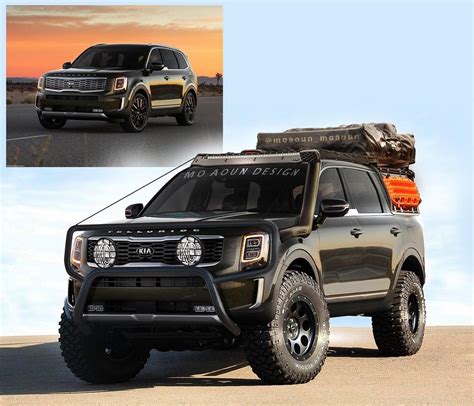 Kia Telluride Overlanding Pickup Truck Sounds Like a Stunning Virtual ...