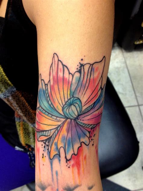 Abstract flower tattoo by Mikeashworthtattoos on DeviantArt