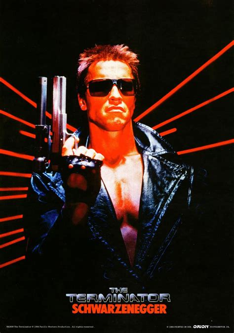 Poster «The Terminator» (1984) | Арнольд шварценеггер, Терминатор, Плакат