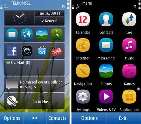 Mobile Phones: S60v5 theme NOKIA theme black & NOKIA theme white